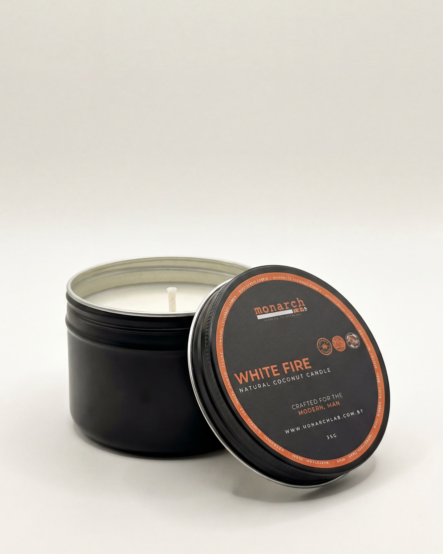 White Fire - Vela Aromática 90g